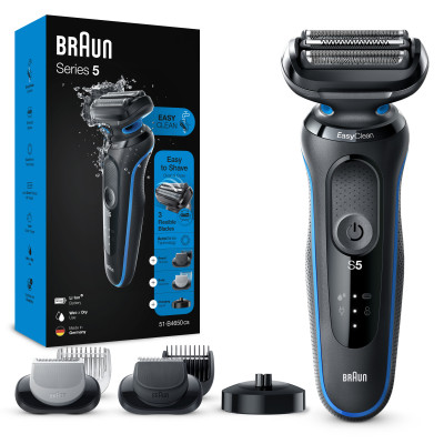 Електрична бритва Braun Series 5 51-B4650cs Black/Blue (6851753)
