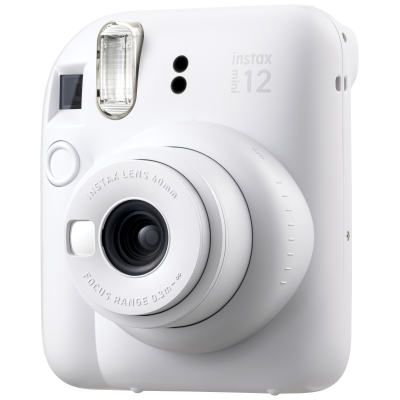 Камера миттєвого друку Fuji INSTAX MINI 12 Clay White (6865298)