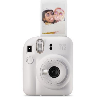 Камера миттєвого друку Fuji INSTAX MINI 12 Clay White (6865298)