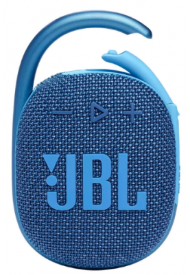 Портативна акустика JBL Clip 4 Eco Blue (JBLCLIP4ECOBLU) (6868074)