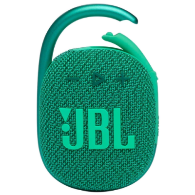 Портативна акустика JBL Clip 4 Eco Green (JBLCLIP4ECOGRN) (6868075)