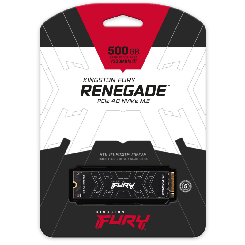 SSD накопичувач Kingston Fury Renegade PCIe 4.0 NVMe M.2 500GB (6859248)