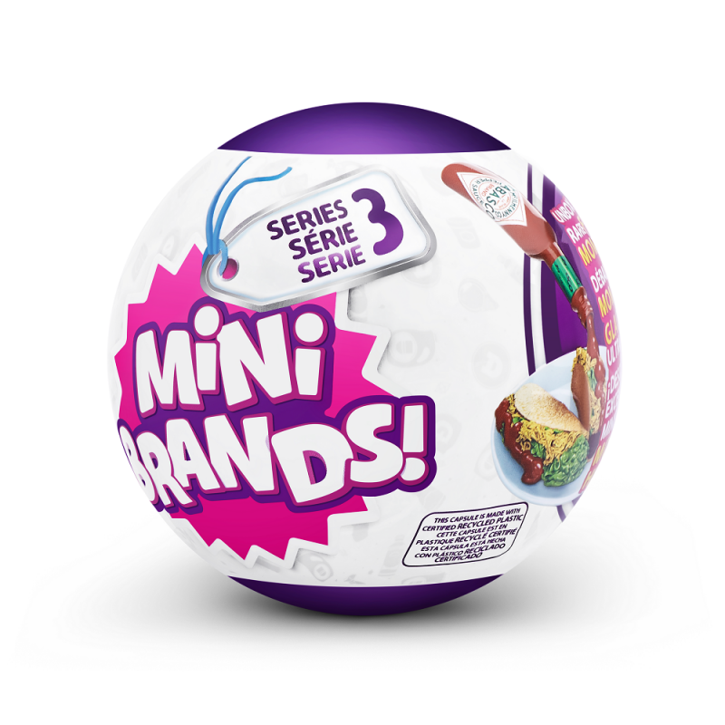 Ігровий набір Zuru Mini Brands Global Supermarket Фігурки-сюрприз у шарі 5 шт. в асорт. (6855984)