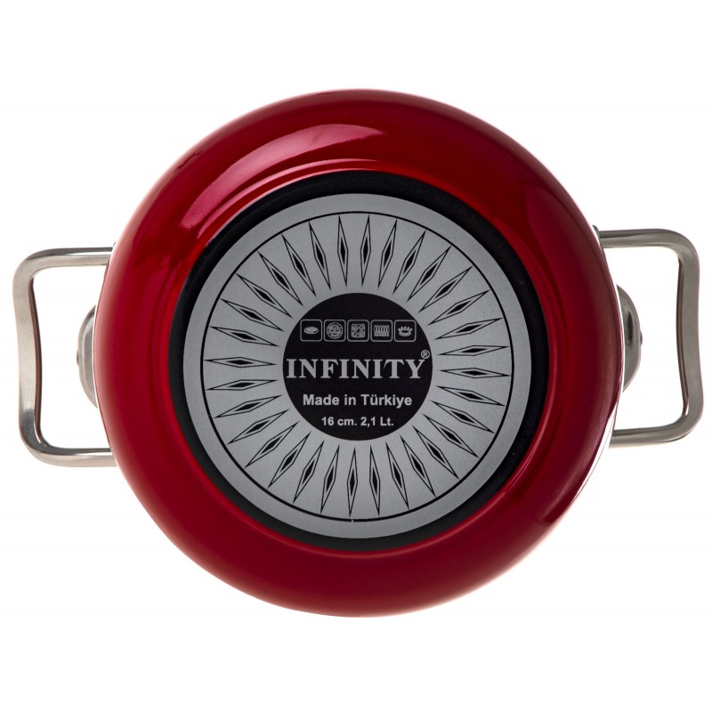 Каструля Infinity SCE-P450 Red (2.1 л) 16 см (6873719)
