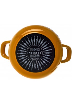Кастрюля Infinity SCE-P351 Yellow (4.8 л) 22 см (6873762)