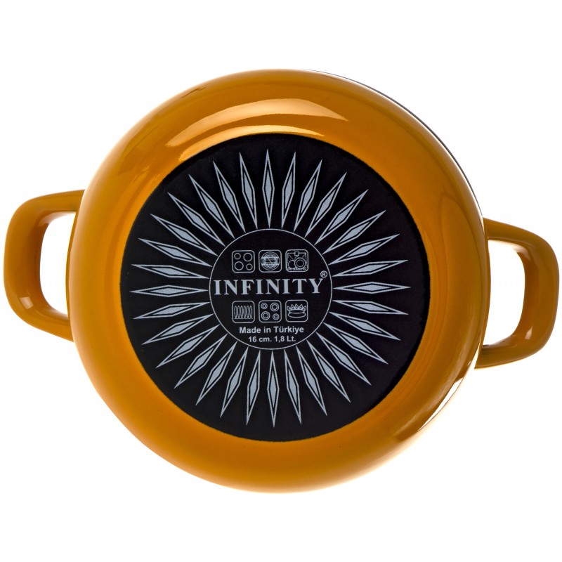 Каструля Infinity SCE-P351 Yellow (4.8 л) 22 см (6873762)