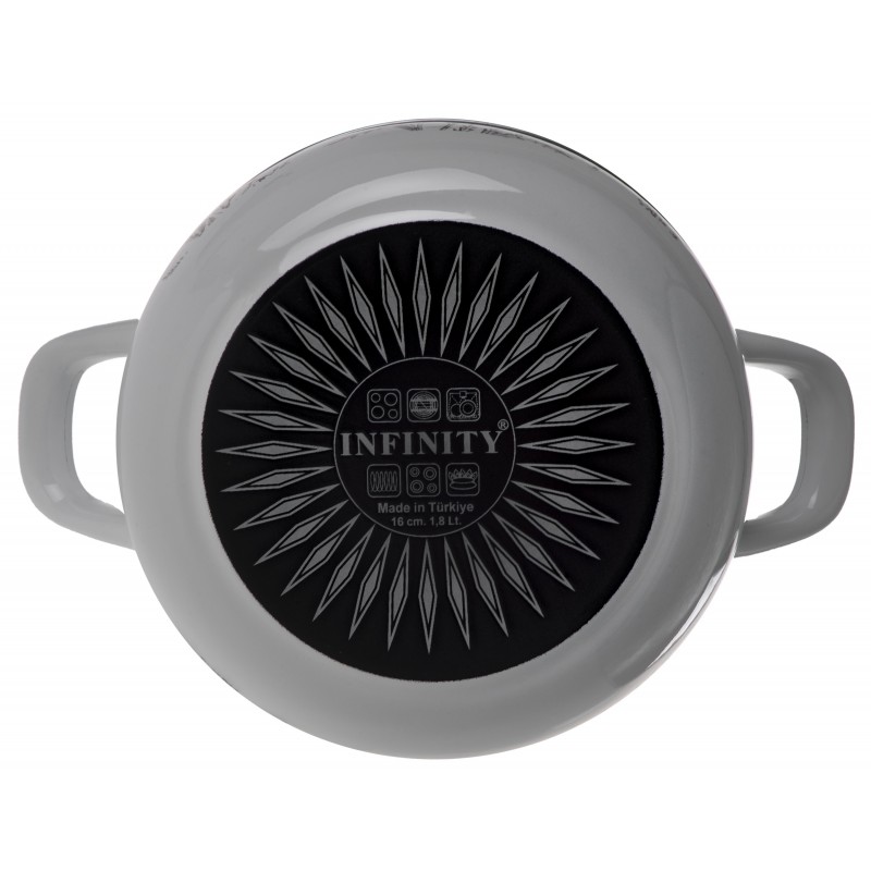 Каструля Infinity SD-1618 Монохром (4.8 л) 22 см (6873786)