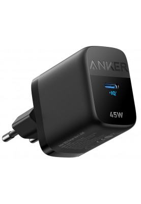 Мережевий зарядний пристрій Anker PowerPort 313 - 45W PD + PPS USB-C Black (6908152)