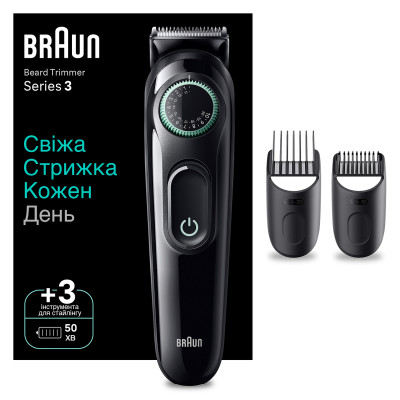 Тример для бороди та вусів Braun BeardTrimmer BT3411  (6907789)