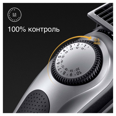 Тример для бороди та вусів Braun BeardTrimmer BT7420  (6907793)