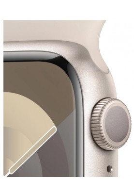 Смарт годинник Apple Watch S9 41mm Starlight Alum Case with Starlight Sp/b - S/M (6913916)