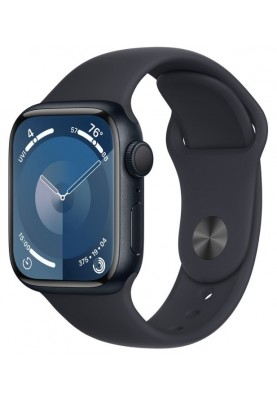 Смарт годинник Apple Watch S9 45mm Midnight Alum Case with Midnight Sp/b - M/L (6914999)