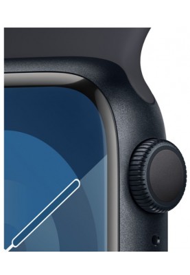 Смарт годинник Apple Watch S9 45mm Midnight Alum Case with Midnight Sp/b - M/L (6914999)