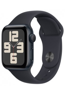 Смарт годинник Apple Watch SE 40mm Midnight Alum Case with Midnight Sp/b - S/M (6915010)