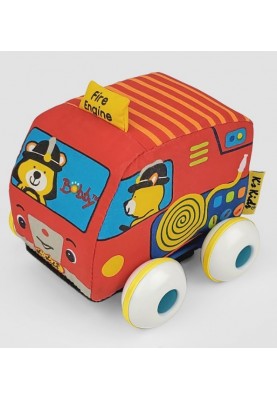 Іграшка Ks Kids Машинки Pull-back (шкільний автобус і пожежна машина) (6892322)