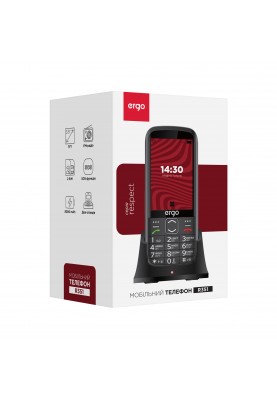 Мобільний телефон ERGO R351 Dual Sim Black (6906378)