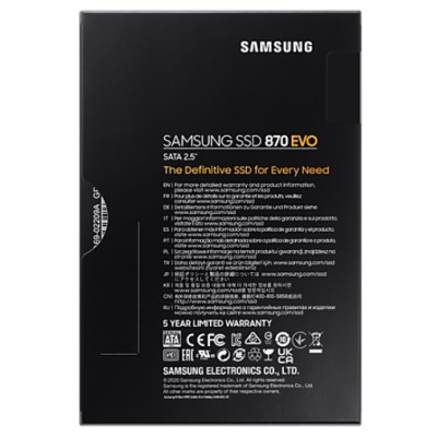 SSD накопичувач Samsung 1TB 870 EVO 2.5` SATA (MZ-77E1T0B/EU)  (6914258)