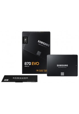 SSD накопичувач Samsung 1TB 870 EVO 2.5" SATA (MZ-77E1T0B/EU)  (6914258)