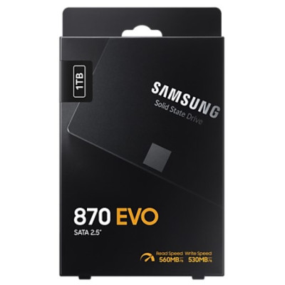 SSD накопичувач Samsung 1TB 870 EVO 2.5` SATA (MZ-77E1T0B/EU)  (6914258)