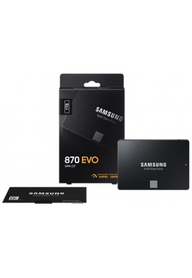 SSD накопичувач Samsung 1TB 870 EVO 2.5" SATA (MZ-77E1T0B/EU)  (6914258)