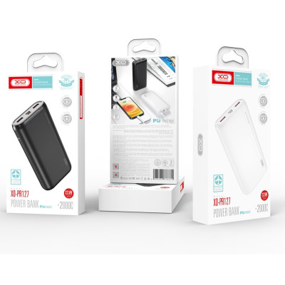 Портативний зарядний пристрій XO PR127 - 20000 mAh PD20W + QC22.5W (Black) (6974561)