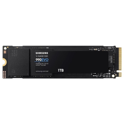SSD накопичувач Samsung 990 EVO 1TB PCIe 4.0 x4/5.0 x2 NVMe M.2 (MZ-V9E1T0BW) (6947552)