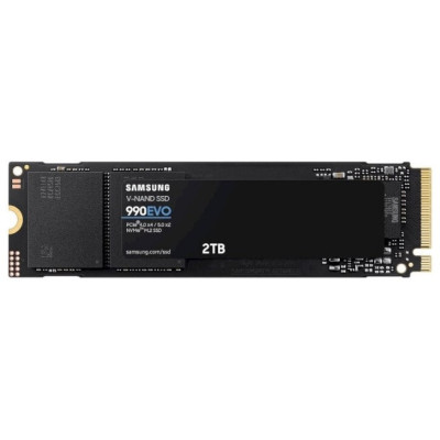 SSD накопичувач Samsung 990 EVO 2TB PCIe 4.0 x4/5.0 x2 NVMe M.2 (MZ-V9E2T0BW) (6947553)