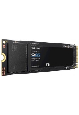 SSD накопичувач Samsung 990 EVO 2TB PCIe 4.0 x4/5.0 x2 NVMe M.2 (MZ-V9E2T0BW) (6947553)