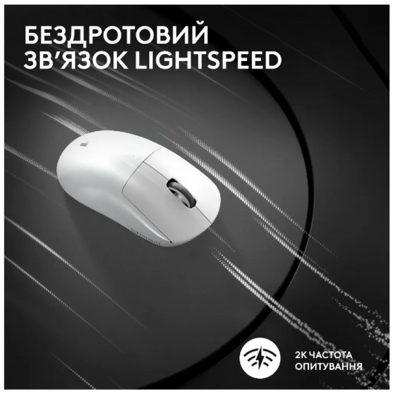 Миша Logitech G Pro X Superlight 2 Lightspeed White (910-006638) (6912725)