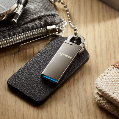 Flash Drive Apacer AH15A 64GB USB 3.2 (AP64GAH15AA-1) Ashy (6986605)