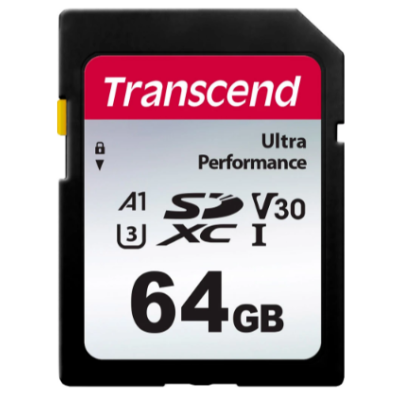 Карта пам'ятi Transcend 64GB C10 UHS-I U3 R160/W50MB/s 4K (TS64GSDC340S) (6883627)