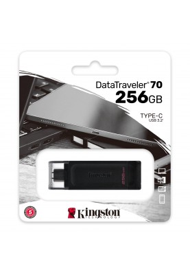 Flash Drive Kingston DT70 256GB, Type-C, USB 3.2 (6933541)