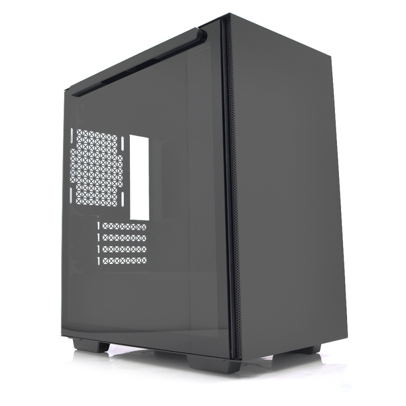 Корпус DeepCool 110Limiteb - 0.5mm ABS+SPCC+загартоване скло, ITX, 1x3.0 USB+1x2.0 USB+Audio, Video card≤320mm, (400x225x431mm), без БП, Black