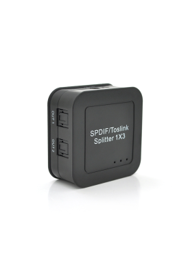 Цифровий оптичний роздільник звуку SPDIF / Toslink 1x3