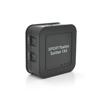 Цифровий оптичний роздільник звуку SPDIF / Toslink 1x3