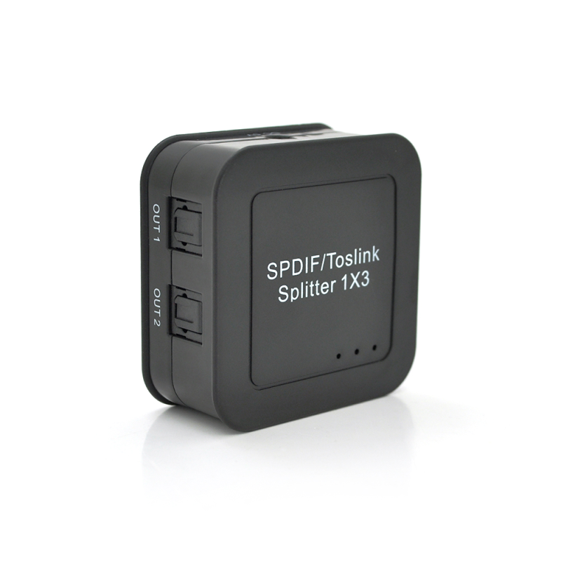 Цифровий оптичний роздільник звуку SPDIF / Toslink 1x3