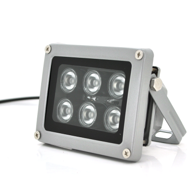Прожектор спрямований з сутінковим датчиком YOSO 12V 12W, 6LED, IP66, кут огляду 60 °,робоча відстань до 30м, 113*84*86мм, BOX