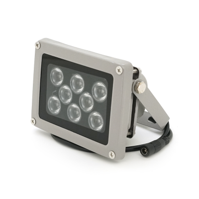 ІК прожектор YOSO 12V 16W, 6 + 2LED, IP66, 850нм, кут огляду 60 °, дальність до 30м, 110 * 86 * 63мм, BOX