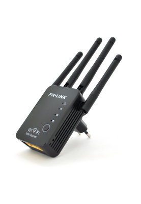 Підсилювач WiFi сигналу з 4-ма вбудованими антенами LV-WR16, живлення 220V, 300Mbps, IEEE 802.11b/g/n, 2.4-2.4835GHz, BOX