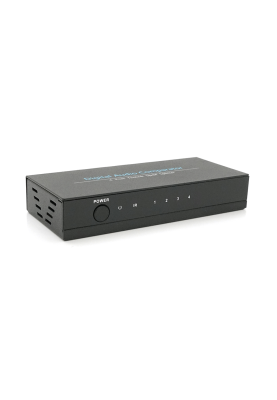 Цифровий оптичний роздільник звуку SPDIF / Toslink 1x4