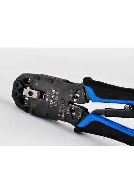 Інструмент Merlion HT-200R з храповиком для обтискача RJ-45 (8P8C) та RJ-12/11 (6P6C), 4P / 6P / 8P