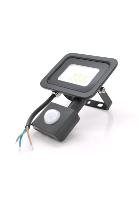Прожектор SLIM SENSOR LED RITAR RT-FLOOD/MS20A, 20W, 24xSMD2835, IP65, 2000Lm, 6500K (100%), PF>0.9  Ra>70, 125*140*25mm