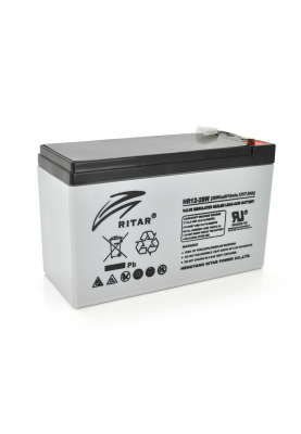 Аккумуляторная батарея AGM RITAR HR1228W, Gray Case, 12V 7.0Ah  ( 151 х 65 х 94 (100 ) 2.17kg Q10
