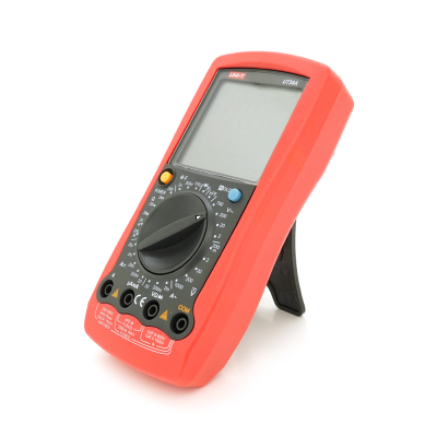 Мультиметр UNI-T UT58A Вимірювання: V (AC/DC), A (AC/DC), Ω, F. Функції: Data Hold, продзвонювання, тест діодів, тест транзисторів, режим сну. Мультиметр UNI-T UT58A Вимірювання: V (AC/DC), A (AC/DC), Ω, F. Функції: Data Hold, продзвонювання, тест діодів, тест транзисторів, режим сну.