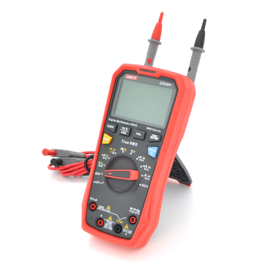 Мультиметр UNI-T UT61D+ Вимірювання: V (AC/DC), A (AC/DC), Ω, C, Hz, DUTY, °C/°F, NCV (True RMS). Функції: USB, Data Hold, Max/Min, REL, продзвін