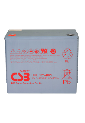 Акумуляторна батарея CSB HRL12540W, 12V 130Ah (343х170х274мм)