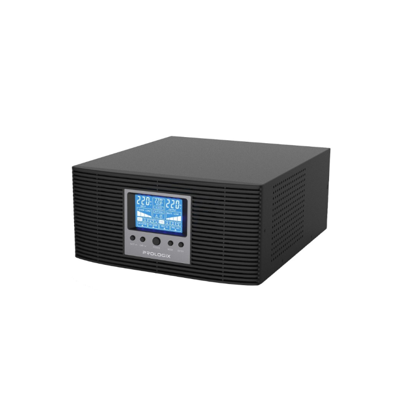 ДБЖ Prologix ВА1000-12 (800Вт), під зовнішній АКБ 12V(LiFePo4/GEL/AGM), струм заряду 10/20A