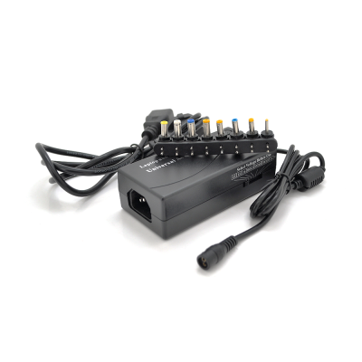 Універсальний БП HQ-Tech LDAC-70W, 70W, корпус - пластмаса, ручне регулювання, 8 Г-подібних роз'ємів, BOX