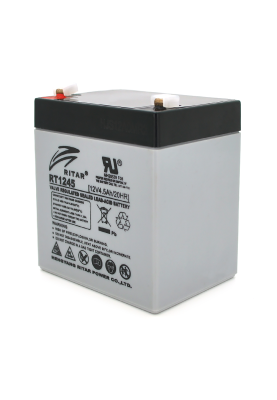 Акумуляторна батарея AGM RITAR RT1245, Gray Case, 12V 4.5Ah ( 90 х 70 х 101 (107) ) Q10