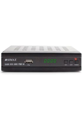 Ресивер (тюнер) IPTV DVB-T2 SIMAX Metal Blue/Silver KL1801